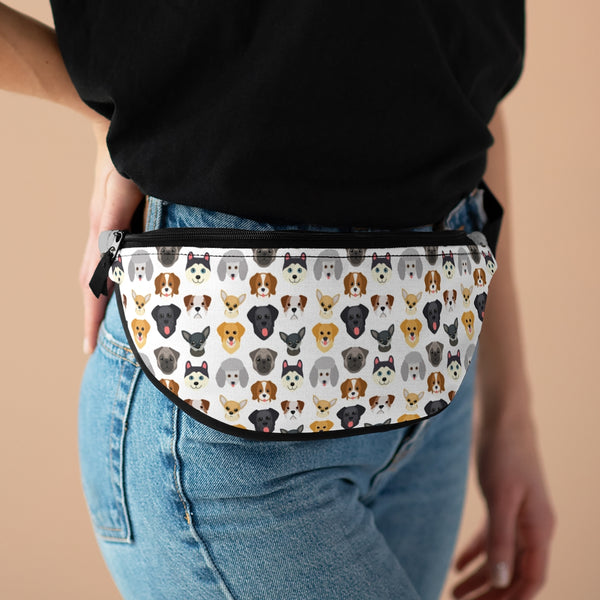Cartoon Dogs Fanny Pack by Poochbliss