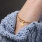 Rescue Dog Mama Infinity Bracelet with Personalized add-on Circle Charms