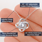 Remembering Your Dog Love Knot Memory Necklace