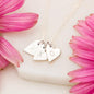 Love is love even if it between a dog mama and her pup, Sweetest Hearts Necklace Sterling Silver or 18k gold over sterling