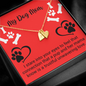 Unwavering Love Dainty Heart Charm Necklace Engravable
