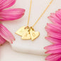 Love is love even if it between a dog mama and her pup, Sweetest Hearts Necklace Sterling Silver or 18k gold over sterling