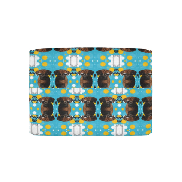 Cool Labrador Dog with Glasses Pattern Polyester Lunch Bag