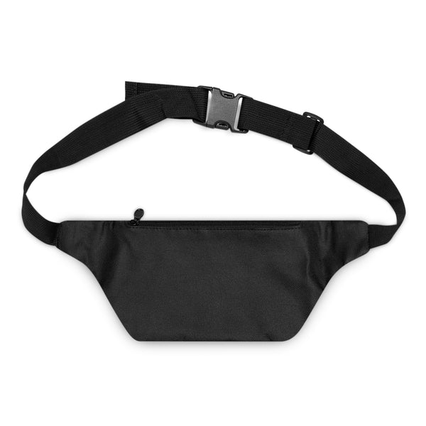 Hot Pop Colored Lab Dog Head Art Fanny Pack, Black