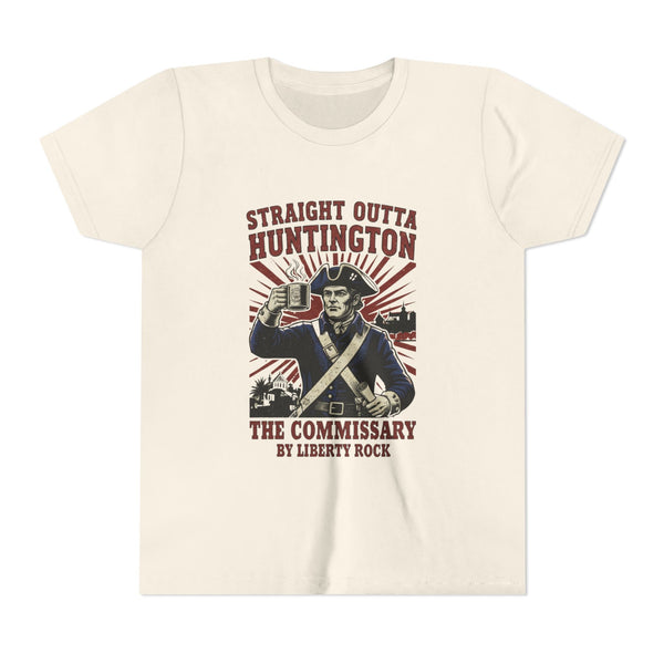 Kid's Straight Outta Huntington "The Commissary" Vintage Patriotic Youth Tee