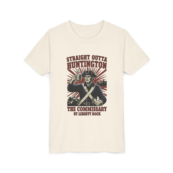 Kid's Straight Outta Huntington "The Commissary" Vintage Patriotic Youth Tee
