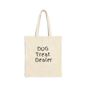 Dog Treat Dealer Cotton Canvas Tote Bag