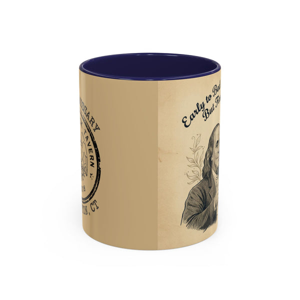 Patriotic Huntington Coffee Mug - History Buff Gift,Founding Father Thomas Edison, Vintage Coffee Cup, Americana Drinkware, Liberty Rock