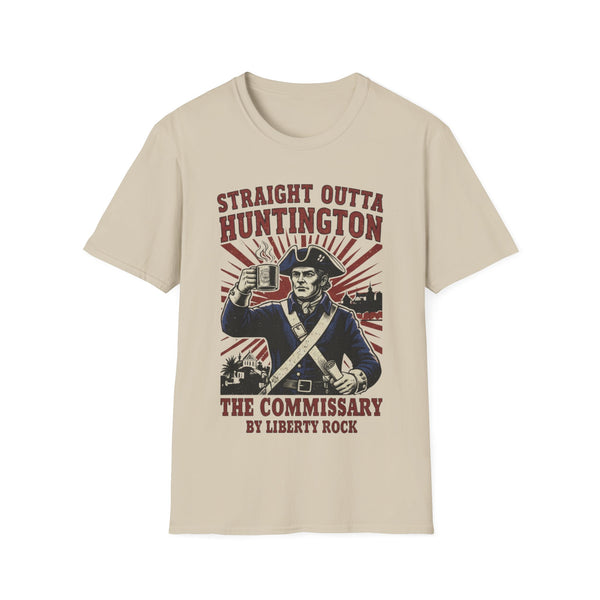 Patriotic Unisex T-Shirt - Straight Outta Huntington The Commissary by Liberty Rock