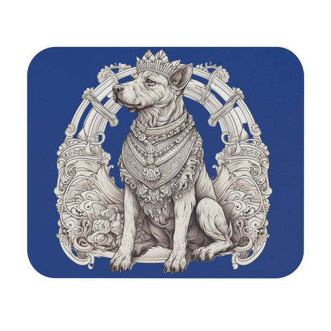 Royal King Canine Dog in Fancy Baroque Style Mouse Pad (Rectangle)