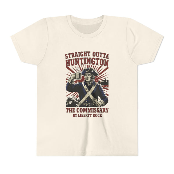 Kid's Straight Outta Huntington "The Commissary" Vintage Patriotic Youth Tee