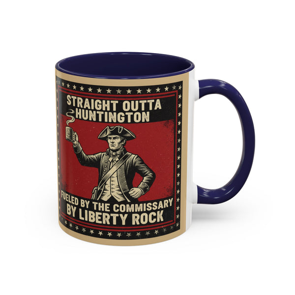 Patriotic Huntington Coffee Mug - History Buff Gift,Vintage Coffee Cup, Americana Drinkware, Liberty Rock