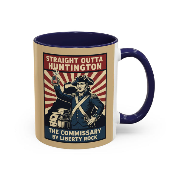 Patriotic Huntington Coffee Mug - History Buff Gift,Straight outta Huntington,Vintage Coffee Cup, Americana Drinkware, Liberty Rock