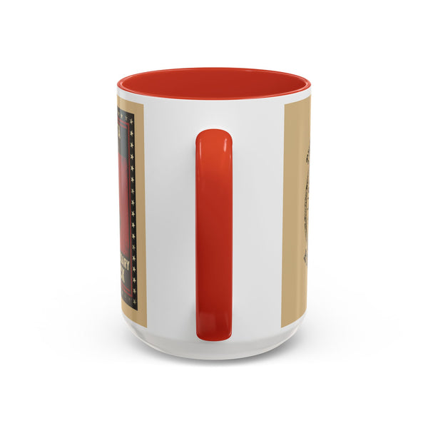 Patriotic Huntington Coffee Mug - History Buff Gift,Vintage Coffee Cup, Americana Drinkware, Liberty Rock