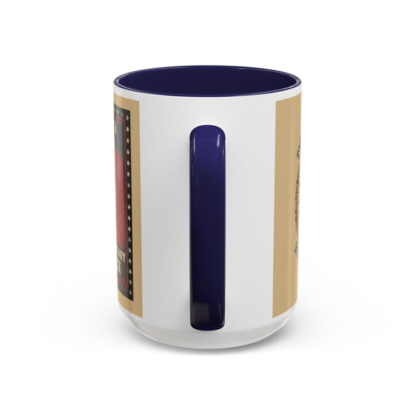 Patriotic Huntington Coffee Mug - History Buff Gift,Vintage Coffee Cup, Americana Drinkware, Liberty Rock