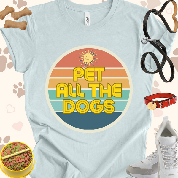 Pet All the Dogs Unisex Jersey T-shirt