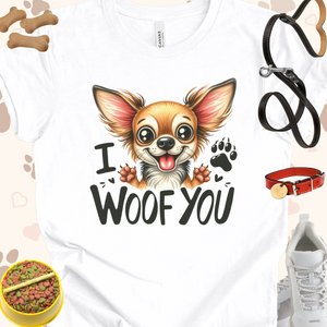 Dog I Woof You Unisex Jersey T-shirt