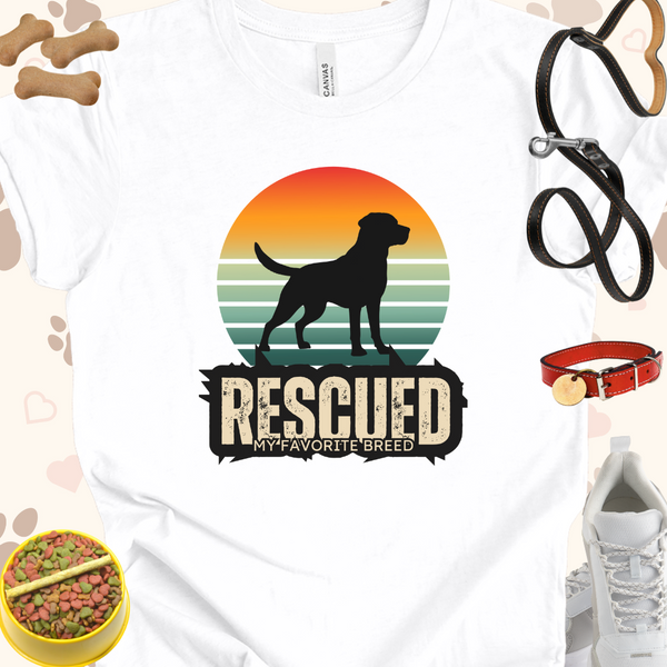 Rescued My Favorite Breed Unisex Jersey T-Shirt