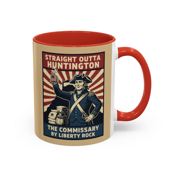 Patriotic Huntington Coffee Mug - History Buff Gift,Straight outta Huntington,Vintage Coffee Cup, Americana Drinkware, Liberty Rock