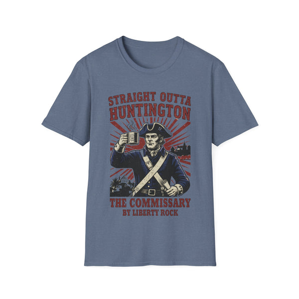 Patriotic Unisex T-Shirt - Straight Outta Huntington The Commissary by Liberty Rock