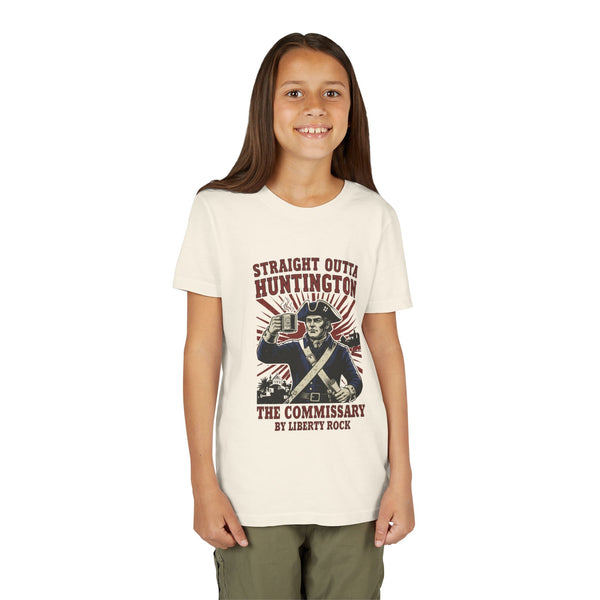 Kid's Straight Outta Huntington "The Commissary" Vintage Patriotic Youth Tee