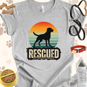 Rescued My Favorite Breed Unisex Jersey T-Shirt