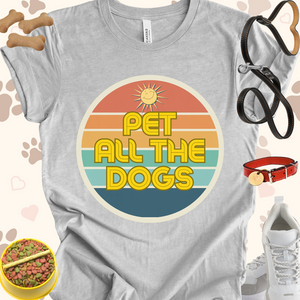 Pet All the Dogs Unisex Jersey T-shirt