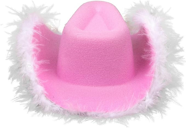 Doggy Parton Pink Cowgirl Hat with Tiara Accent for Pets - XS/S (22120705)