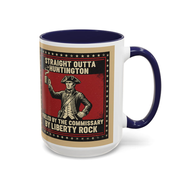 Patriotic Huntington Coffee Mug - History Buff Gift,Vintage Coffee Cup, Americana Drinkware, Liberty Rock