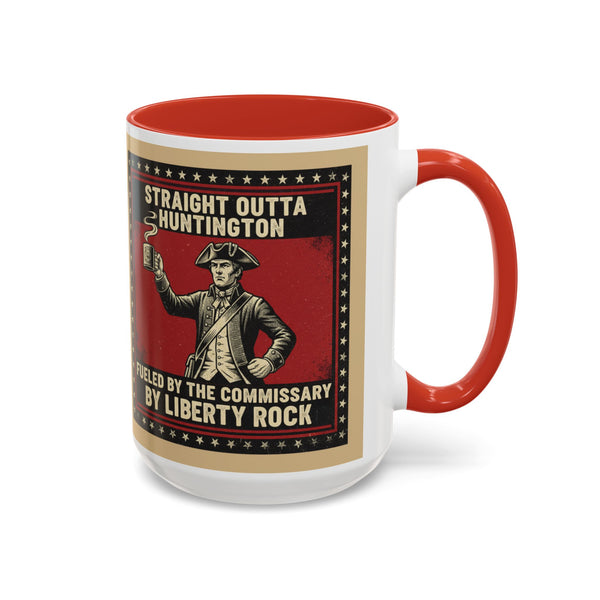 Patriotic Huntington Coffee Mug - History Buff Gift,Vintage Coffee Cup, Americana Drinkware, Liberty Rock