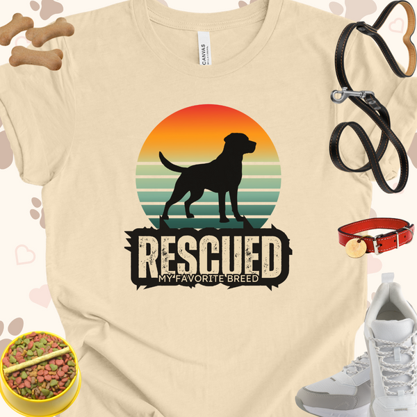 Rescued My Favorite Breed Unisex Jersey T-Shirt