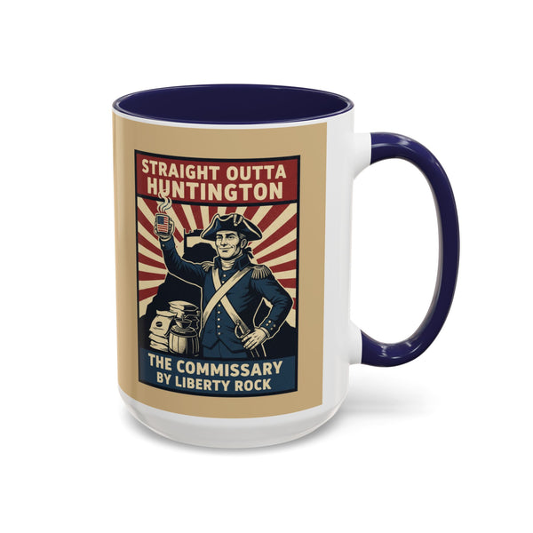 Patriotic Huntington Coffee Mug - History Buff Gift,Straight outta Huntington,Vintage Coffee Cup, Americana Drinkware, Liberty Rock