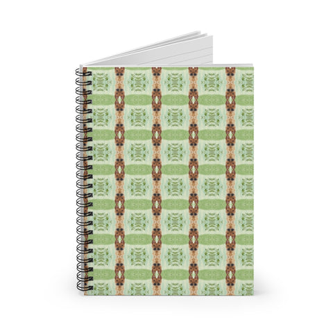 Wash Behind Your Ears Pharaoh Hound Dog Pattern Spiral Notebook - Ruled Line