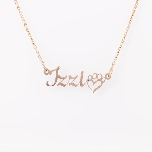 Dog Mom necklace Personalized with your Dog's Name