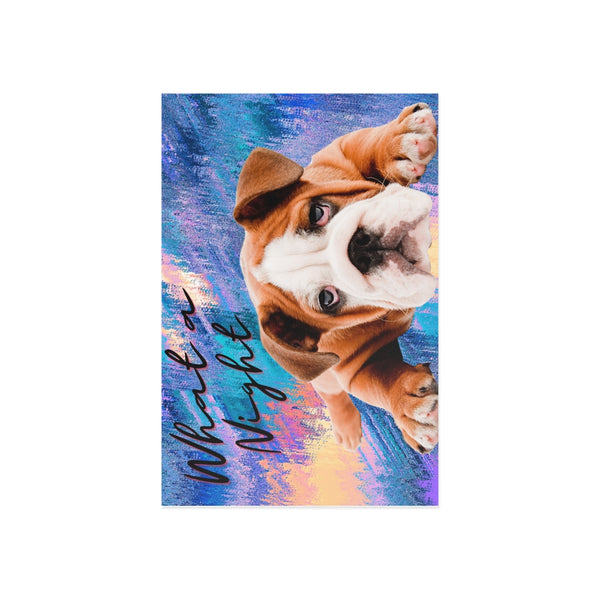 What a Night Hung over Hound Dog Fine Art Postcards