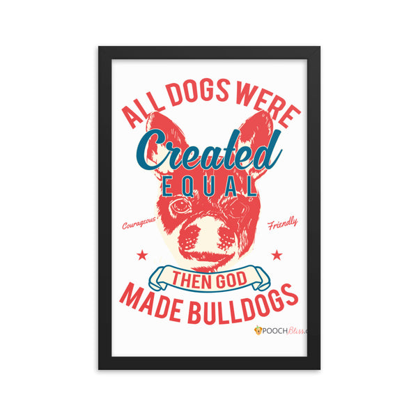 Bulldogs Framed poster
