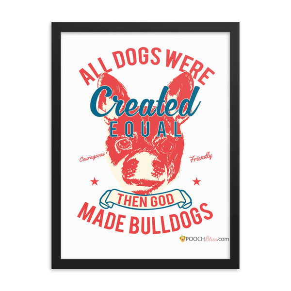 Bulldogs Framed poster